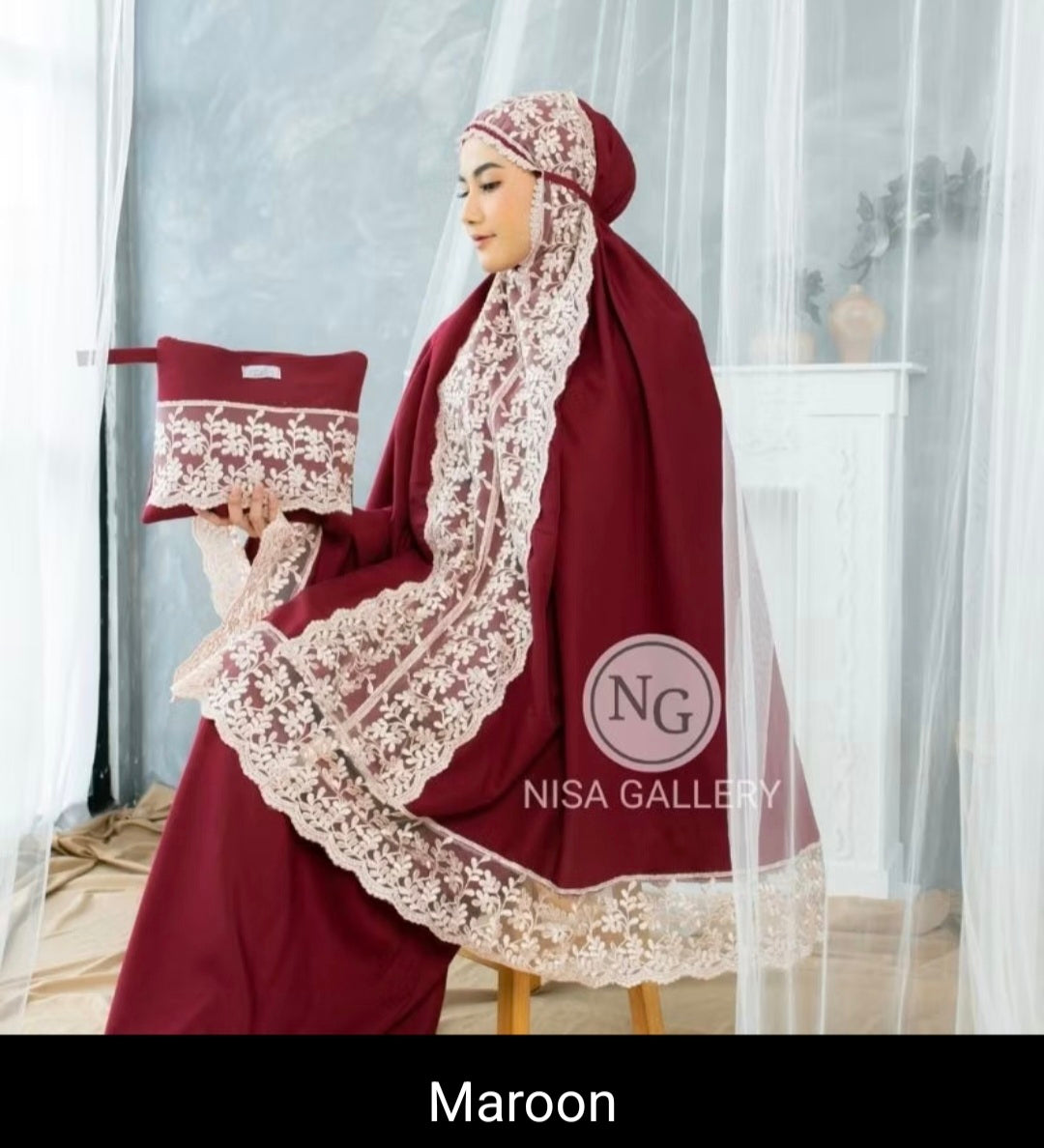 Mukena set Shiren Elegant